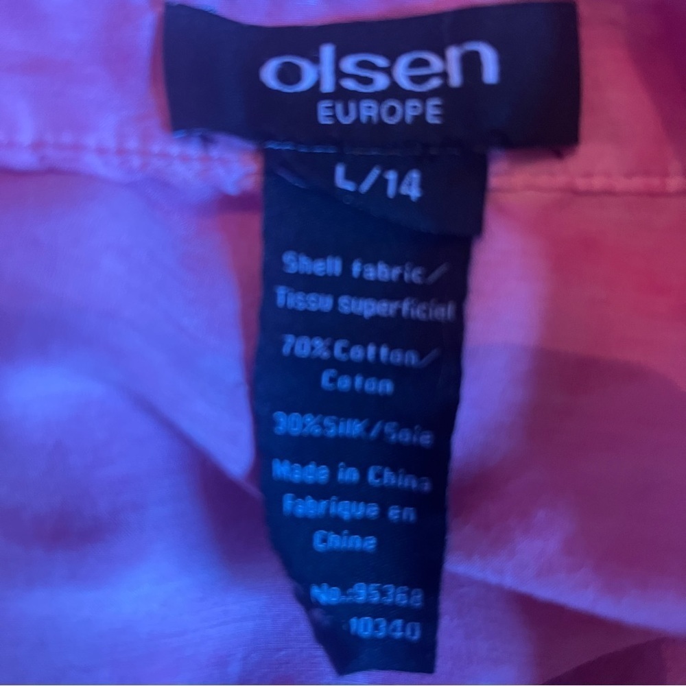 Pink Button-Up Women's Top - Picture 5 of 5